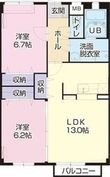 袋井市宇刈の間取図