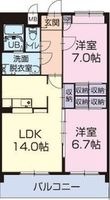 袋井市愛野南4丁目の間取図
