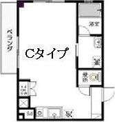拡大写真：掛川市細谷 4階401の間取り