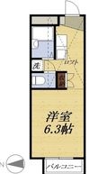 袋井市浅名の間取図