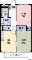 掛川市富部の間取図