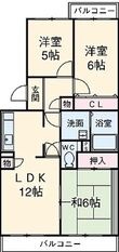 袋井市大門の間取図