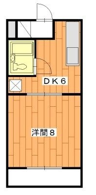 拡大写真:袋井市永楽町 3階303の間取り