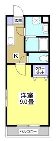 袋井市山科の間取図
