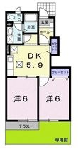 御前崎市白羽の間取図