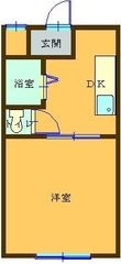 袋井市浅羽の間取図