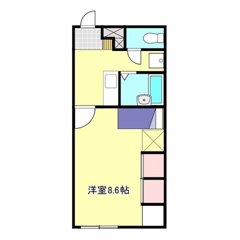 拡大写真:袋井市延久 1階105の間取り