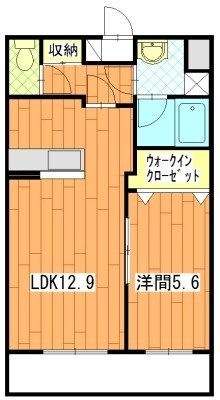 拡大写真:磐田市上大之郷 1階101の間取り