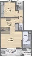袋井市久能の間取図
