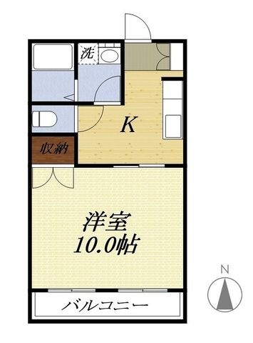 拡大写真:袋井市神長 2階202の間取り