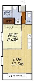 袋井市春岡の間取図