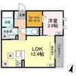 磐田市今之浦２丁目の間取図