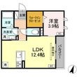 磐田市今之浦２丁目の間取図