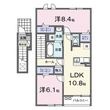 袋井市高尾の間取図