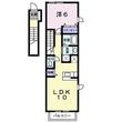 御前崎市池新田の間取図