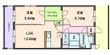 御前崎市池新田の間取図