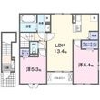 掛川市大池の間取図