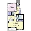 磐田市中泉の間取図