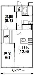磐田市新貝の間取図