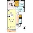 掛川市富部の間取図
