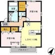 磐田市新貝の間取図