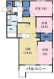 菊川市加茂の間取図