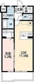 磐田市新貝の間取図