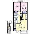 袋井市浅羽の間取図