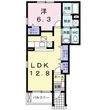 袋井市新堀の間取図