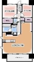掛川市南1丁目の間取図