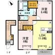 菊川市加茂の間取図