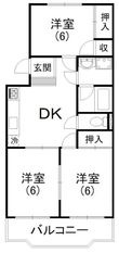 袋井市新池の間取図