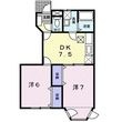 袋井市豊沢の間取図