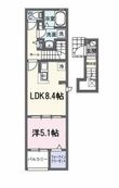 磐田市中泉の間取図