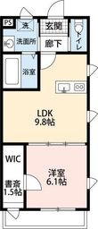 掛川市緑ケ丘1丁目の間取図