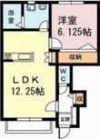 袋井市春岡の間取図