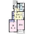 磐田市東貝塚の間取図