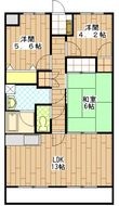 磐田市安久路2丁目の間取図