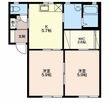 袋井市鷲巣の間取図