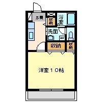 拡大写真:新町 アビリティ新町 1階103の間取り
