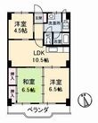 真締川ハイツの間取図
