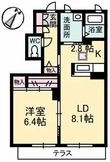 シャーメゾンプランドールの間取図