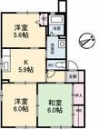 シャーメゾン西岐波A棟の間取図