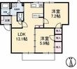 フレグランス恩田の間取図