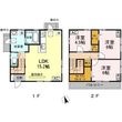 xevo小串戸建の間取図