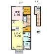 アルフィスタⅣの間取図