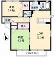 シャーメゾン際波 A棟の間取図