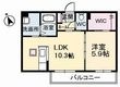 シャーメゾンフィオーレの間取図