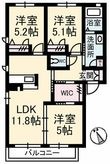 シャーメゾン東陽 A棟の間取図