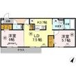 ヒルズライフ B棟の間取図